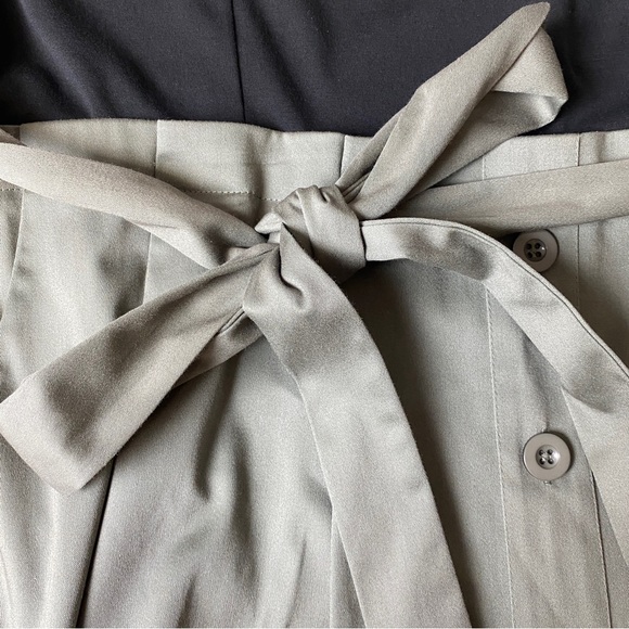 CITY CHIC 'Uptown Girl' Deep Sage Black Belted Midi Dress Plus Size XL AU 22 - Picture 11 of 13